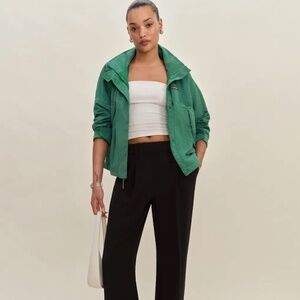 Reformation Patagonia Women's Green Skysail Windbreaker Jacket